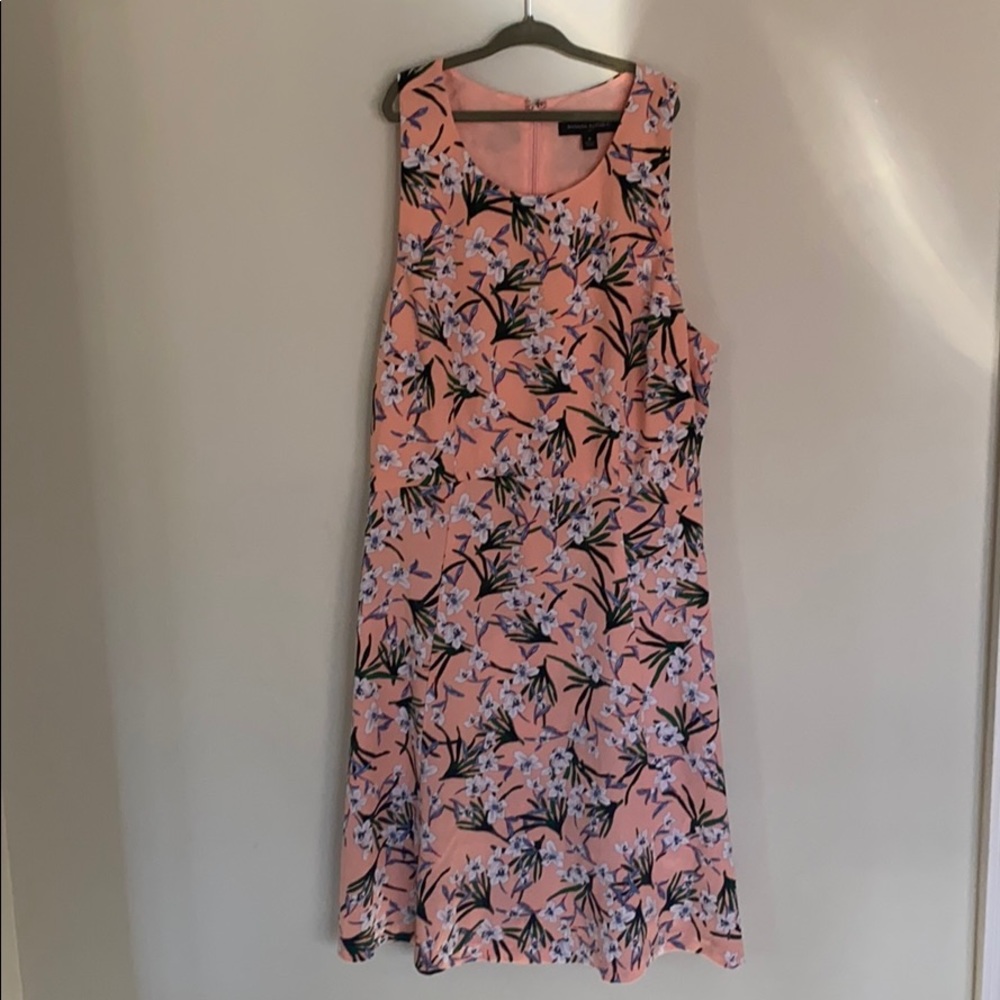 Banana Republic Peach Floral Dress